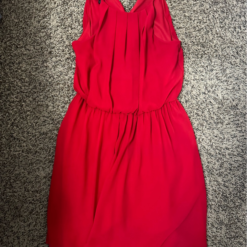 red dress